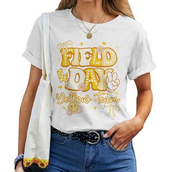 Yellow Team Happy Field Day School Trip For Teacher Student Women T-shirt | Mazezy