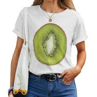 キウイシャツ 大人 男性 女性 キッズ キウイコスチューム レディースTシャツ - Kawaiitshirt