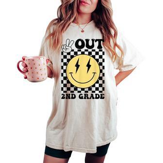 2Nd Grade Graduation Boys Teacher Last Day Of Second Grade Women's Oversized Comfort T-shirt - Thegiftio UK