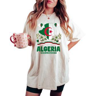 Algerian Flag Heritage Outfit Idea For Algeria Themed Women's Oversized Comfort T-shirt - Thegiftio UK