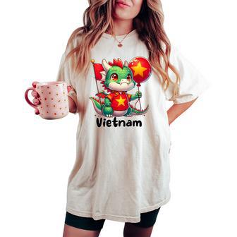 Con Bandiera Delietnam Ietnamitaietnam Per Ragazze T-shirt comoda oversize da donna - Novitaregali