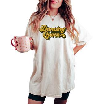 Dancing Queen Intage Dancing 70S Camiseta extragrande cómoda para mujer - Regaloses