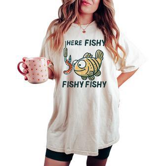 Fishing Fish Hook Cute Boys Kids Men Women's Oversized Comfort T-shirt - Thegiftio UK