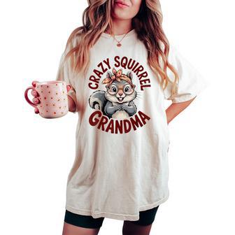 Squirrel Grandma Cute Animal Grandma Women's Oversized Comfort T-shirt - Thegiftio UK
