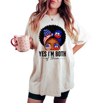 Haitian American Usa Flag Day Haiti Independence Day Women Women's Oversized Comfort T-shirt - Monsterry UK