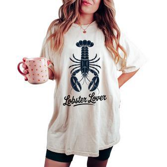 Humour Mer Crustacé Adore Le Homard T-shirt oversize confortable pour femme - Cadeauxyz