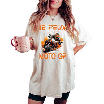 Je Peux Pas J'ai Moto Gp Homme Cadeau Enfant Moto Gp Haut De Gamme T-shirt oversize confortable pour femme - Cadeauxyz