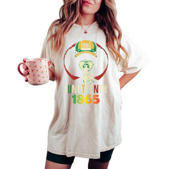 Junenth 1865 Woman Black African June 19Th Women Women's Oversized Comfort T-shirt - Thegiftio UK