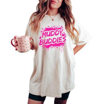 Muddy Buddies Muddy Race Mud Track Women's Oversized Comfort T-shirt - Thegiftio UK