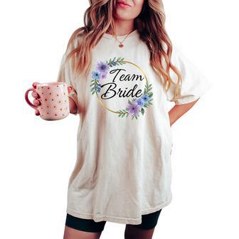 Novia Del Equipo Despedida Deoltera Despedida Deoltera In Mangas Camiseta extragrande cómoda para mujer - Regaloses