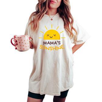 You Are My Sonshine Mommy And Me Toddler Mom Matching Boy Women's Oversized Comfort T-shirt - Thegiftio UK