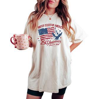 United States Of America 250Th Anniversary 1776 2026 Women Women's Oversized Comfort T-shirt - Thegiftio UK