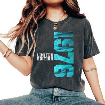 1976 Original 50º Cumpleaños Idea Deco Hombre 50 Años Camiseta extragrande cómoda para mujer - Regaloses