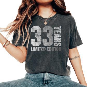 33歳 男性 ギフト 33歳の誕生日プレゼント 女性用 レディースオーバーサイズコンフォートTシャツ - Kawaiitshirt