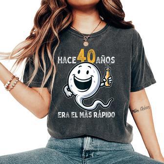 40 Cumpleaños Hombre 40 Años 1984 Decoración Divertido In Mangas Camiseta extragrande cómoda para mujer - Regaloses