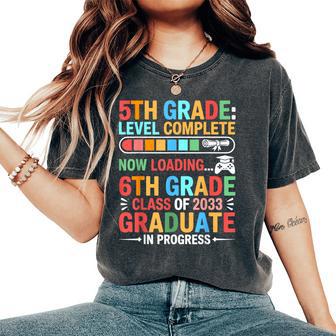 5Th Grade Level Complete Last Day Of School Kids 5Th Grade Women's Oversized Comfort T-Shirt - Thegiftio UK