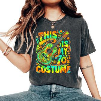This Is My 70S Costume Retro Groovy Hippie Women's Oversized Comfort T-Shirt - Thegiftio UK