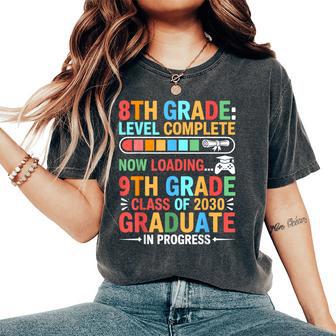 8Th Grade Level Complete Last Day Of School Kids 8Th Grade Women's Oversized Comfort T-Shirt - Thegiftio UK