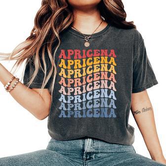 Apricena City Groovy Retrò T-shirt comoda oversize da donna - Novitaregali