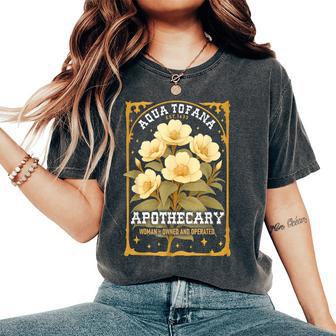 Aqua Tofana Apothecary For Empowerment Vintage Look Women's Oversized Comfort T-Shirt - Thegiftio UK