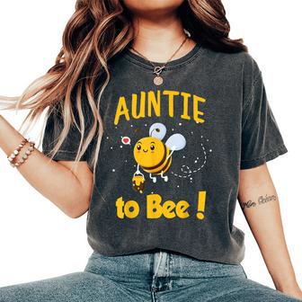 Auntie To Bee Being An Auntie Camiseta extragrande cómoda para mujer - Regaloses