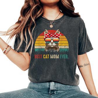 Best Cat Mom Ever Best Cat Mom Ever レディースオーバーサイズコンフォートTシャツ - Kawaiitshirt