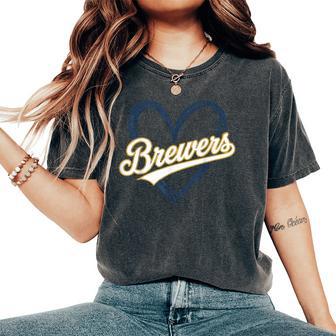 Brewers Name Retro Vintage For Boy Girl Women's Oversized Comfort T-Shirt | Mazezy