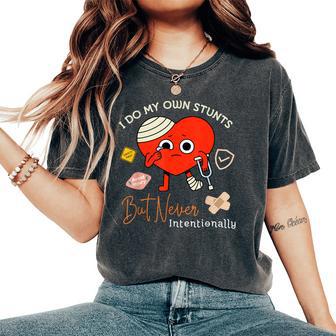 Cadeaux De Rétablissement Amusants Pour S Et Hommes I Do All My Owntunts T-shirt oversize confortable pour femme - Cadeauxyz