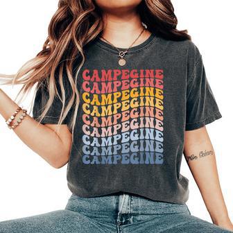 Campegine City Groovy Retro T-shirt comoda oversize da donna - Novitaregali