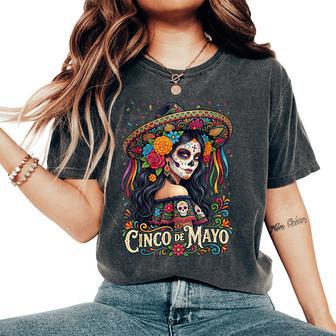 Cinco De Mayo 2026 Mexican Fiesta 5 De Mayo Girls Women Women's Oversized Comfort T-Shirt | Mazezy