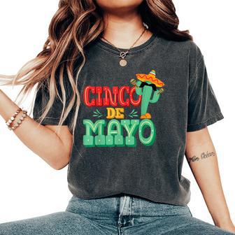 Cinco De Mayo Mexican Party Women Women's Oversized Comfort T-Shirt | Mazezy