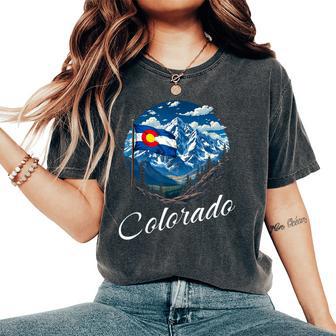 Colorado Flag Patriotic Kids Coloradan Women's Oversized Comfort T-Shirt - Thegiftio UK
