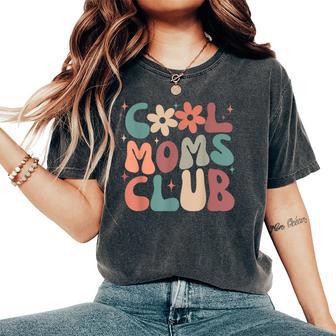 Cool Moms Club Retro Groovy Mama Mommy Cool Mom T-shirt comoda oversize da donna - Novitaregali