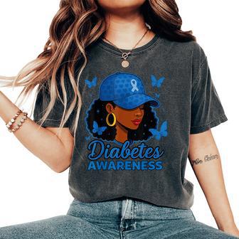 Diabetes Awareness Month Black Women Women's Oversized Comfort T-Shirt - Thegiftio UK