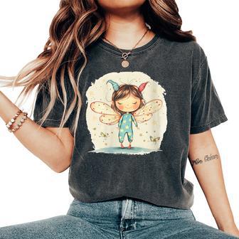 Donna Fata In Pigiama Per Momenti Accoglienti Con Collo A T-shirt comoda oversize da donna - Novitaregali