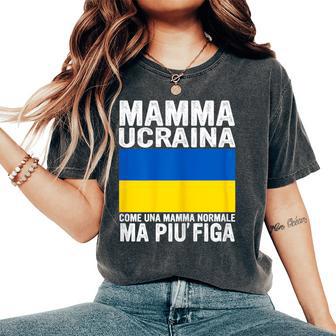 Donna Regalo Per Mamma Ucraina Nata In Ucraina Neo Mamma T-shirt comoda oversize da donna - Novitaregali