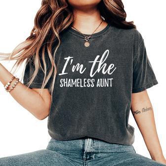Donnahameless Aunt Cute Future Aunt Unico Idee Regalo Con Collo A T-shirt comoda oversize da donna - Novitaregali