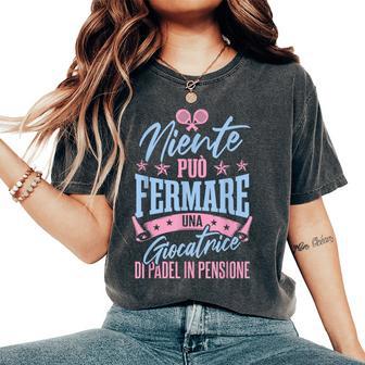 Donne Padelista Padel Tennis Pensione T-shirt comoda oversize da donna - Novitaregali