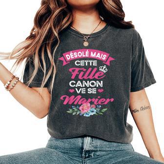 Enterrement Deie De Jeune Fille Cadeau Evjf T-shirt oversize confortable pour femme - Cadeauxyz