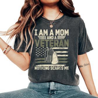 Female Veteran Veteran's Day Veteran Soldier Patriotic Women's Oversized Comfort T-Shirt - Thegiftio UK
