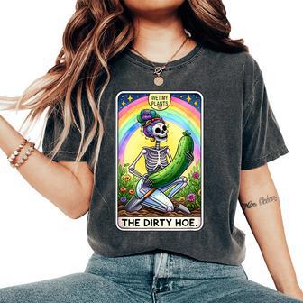 Dirty Gardening For Tarot Card The Dirty Hoe Women's Oversized Comfort T-Shirt - Thegiftio UK