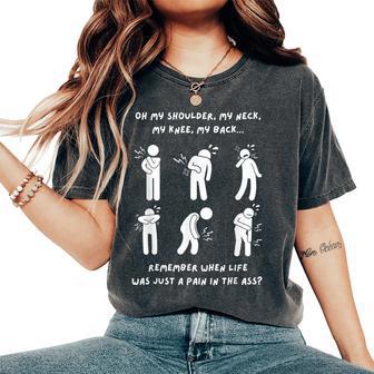 Old People 50Th 60Th 70Th Birthday Fathers Day Women's Oversized Comfort T-Shirt | Seseable UK