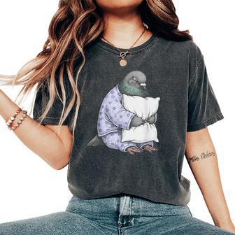 Sleepy Pigeon Pajama Kids Boys And Girls Women's Oversized Comfort T-Shirt - Thegiftio UK