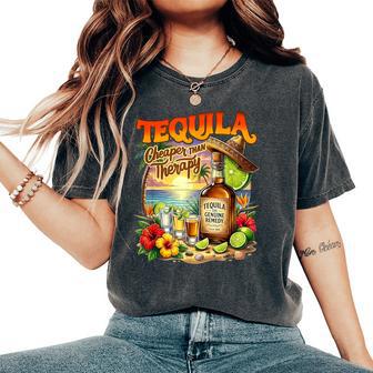 Tequila Drinking Cinco De Mayo Mexican Party Women Women's Oversized Comfort T-Shirt - Thegiftio UK