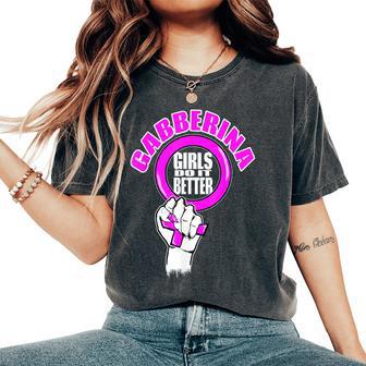 Gabberina Gabberina Da Ragazza Colore T-shirt comoda oversize da donna - Novitaregali