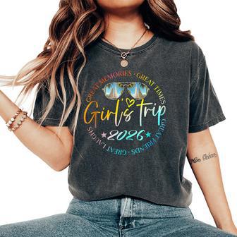 Girls Trip 2026 Girls Weekend 2026 For Summer Vacation Women's Oversized Comfort T-Shirt - Thegiftio UK