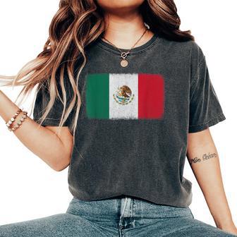 Gráfico De La Bandera De México Para Hombres Es Camiseta extragrande cómoda para mujer - Regaloses
