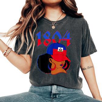 Haitian Revolution 1804 Haiti Flag Independence Day Women Women's Oversized Comfort T-Shirt - Thegiftio UK