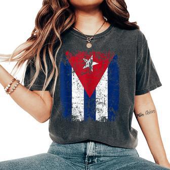 Hombres Es Niños Cuba In Mangas Camiseta extragrande cómoda para mujer - Regaloses