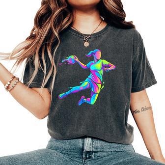 Joueur De Handball Enfant Fille T-shirt oversize confortable pour femme - Cadeauxyz